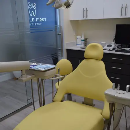 Private dental treatment room.